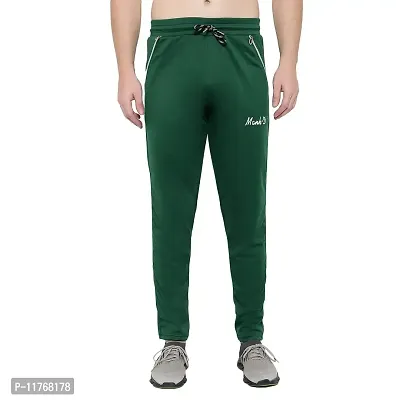 Mank-D Men's Ns Lycra Track Pants-for Gym Exercise Running and Sports Activity