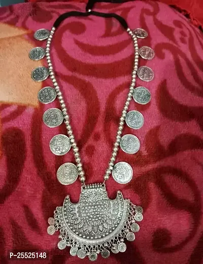 Stylish Silver Alloy Beads Jewellery Set For Women-thumb0