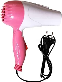 Hair dryer Professional 1000 Watts Dryer NV-1290 Foldable Hair Dryer With 2 Speed Control Setting including For Men/Women, Electric Foldable Hair Dryer Air Concentrator (multicolour)-thumb3