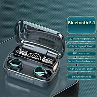 M10 TWS High Quality  Bluetooth Wireless Earbuds  Wireless Headset Bluetooth 5.0 Earbuds HIFI Stereo Earbuds With High Bass Waterproof Headsets 2200mAh Charging Box Headset ( BLACK )-thumb3