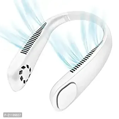 Portable Neck Fan, bladeless neck fan (white)