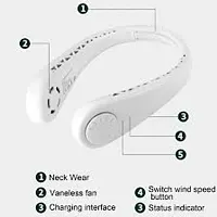Portable Neck Fan, bladeless neck fan (white)-thumb2