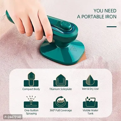 Handheld Portable Garment Ironing Machine Steam Household Upgrade Small(green) pack of1