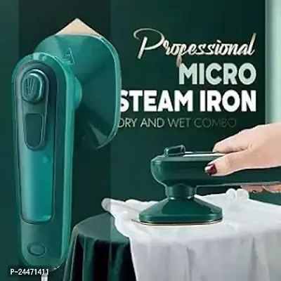 Portable Travel Iron, Mini Iron Steam Iron Handheld Ironing Machine(green)