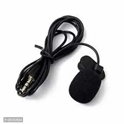 Collar Mic 3.5MM Jack Voice Recording Filter Mic for Youtubers(black) pack of 1-thumb3