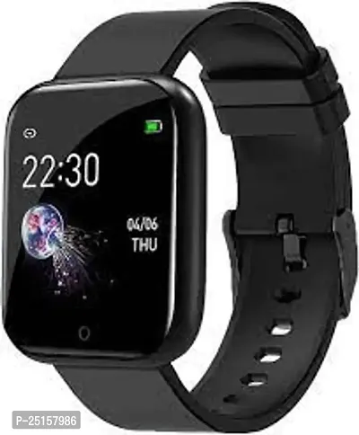 Smart Watch for Men - ID116 Water Proof Touchscreen Bluetooth (black)-thumb0