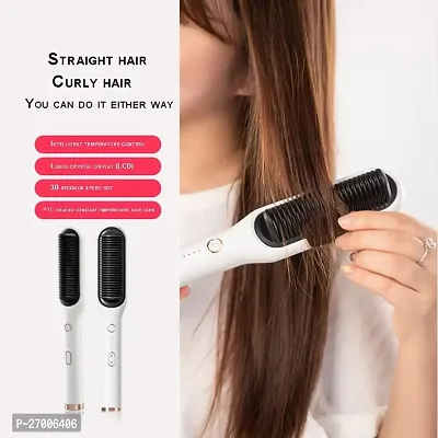 Straightener Comb Brush Anti-Scald Perfect for Home Hair Style for Women PACK OF 1-thumb2