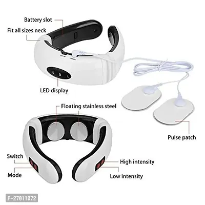 Neck Full Body Massage with Heat 6 Modes 16 Levels Portable Cordless Massager  PACK OF 1-thumb0