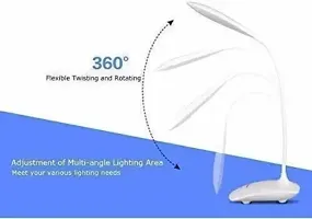 Table Lamp Study Reading Lamp USB Rechargeable Led Touch Led Lamp - White Table Lamp PACK OF 1-thumb3