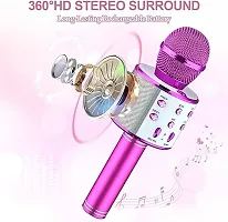 Bluetooth Karaoke Handheld Singing Microphone PACK OF 1 Color May Vary-thumb4