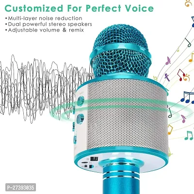 Bluetooth Karaoke Handheld Singing Microphone PACK OF 1 Color May Vary-thumb3