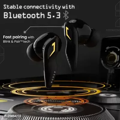 Quad Mic ENC, 48Hrs Battery, Low Latency Gaming, Made in India, 5.3v Bluetooth Headset-thumb0