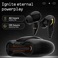 Quad Mic ENC, 48Hrs Battery, Low Latency Gaming, Made in India, 5.3v Bluetooth Headset-thumb1