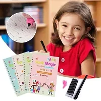 Number Tracing Book for Preschoolers with Pen, Magic Calligraphy Copybook Reusable Writing Tool(pack of 1)-thumb2