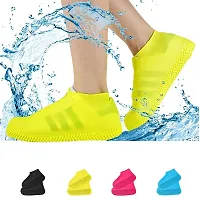 Rain/Snow Over Shoe Cover for Daily Wear Shoes for Men  Women Anti skid Silicon Waterproof(pack of 1)-thumb3