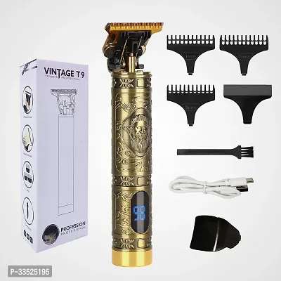 Vintage trimmer Battery Powered USB Rechargeable and Cordless 60 Minutes Runtime Professional Hair Clipper