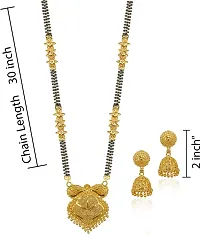 Combo Of Mangalsutra Necklace Set Pendant With Earrings-thumb3
