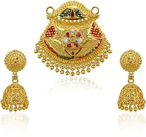 Combo Of Mangalsutra Necklace Set Pendant With Earrings-thumb1