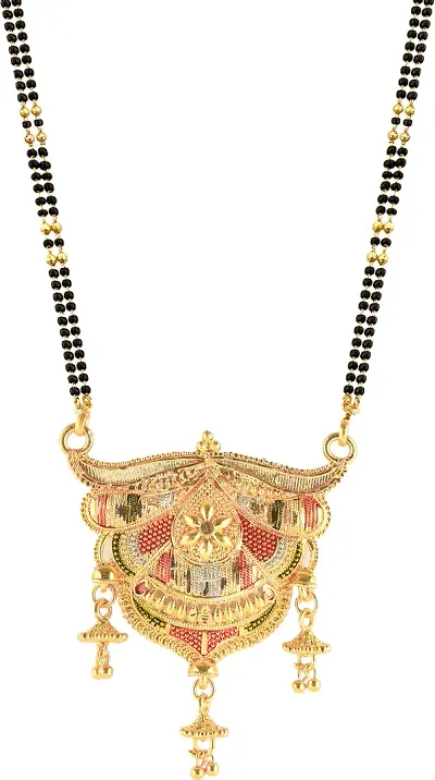 Gorgeous Gold Plated Brass Mangalsutra For Women