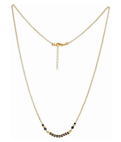 Elegant Micro Plated Bead Chain Necklace Chain Pendant For Women