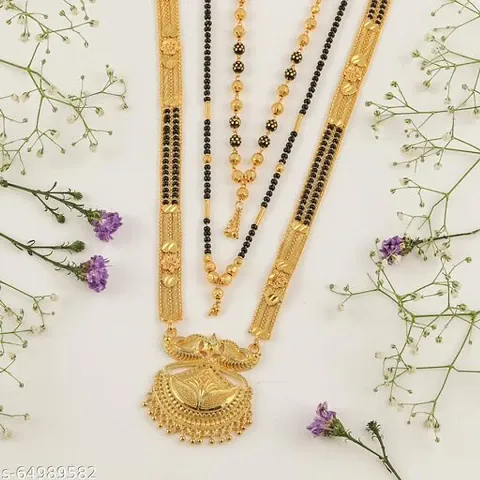 Gorgeous Brass Mangalsutras For Women- 3 Pieces