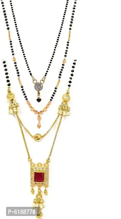 Brass Necklaces  Chains   Mangalsutras For Women-thumb0