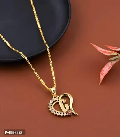 Beautiful Gold Plated Alphabetic Later Mangalsutra Special For Women