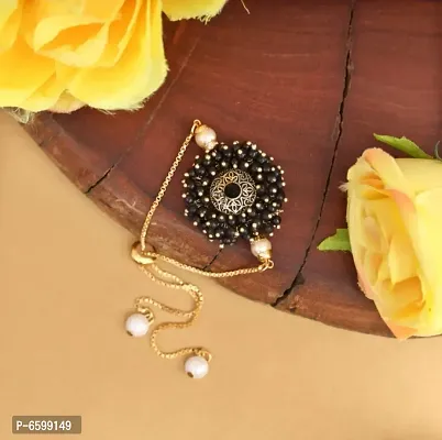 Beautiful Golden Beads Work Bracelet Special For Women-thumb2