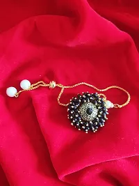 Beautiful Golden Beads Work Bracelet Special For Women-thumb2