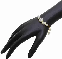 Beautiful Golden American Diamond Bracelet Special For Women-thumb1