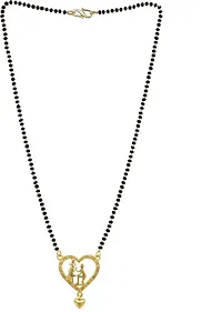 Traditonal Brass Gold-Plated Mangalsutra Pack Of 3 For Women-thumb3