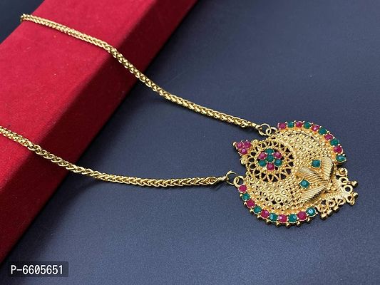 Traditonal Brass Gold-Plated Mangalsutra For Women