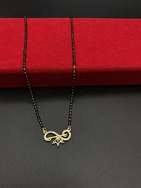 Traditonal Brass Gold-Plated Mangalsutra For Women-thumb1