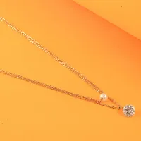 Golden Alloy Antique Necklaces Chains Mangalsutras For Women-thumb1