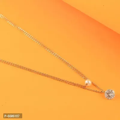 Golden Alloy Antique Necklaces Chains Mangalsutras For Women-thumb2
