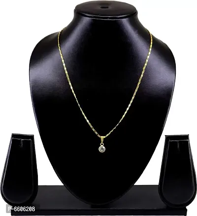 Golden Alloy Antique Necklaces  Chains Mangalsutras For Women-thumb4