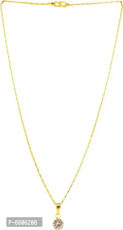 Golden Alloy Antique Necklaces  Chains Mangalsutras For Women-thumb2