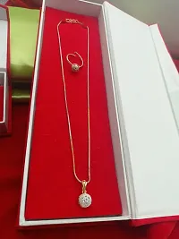 Pendant Set With Earring, Ring And Bracelet Special For Women-thumb1