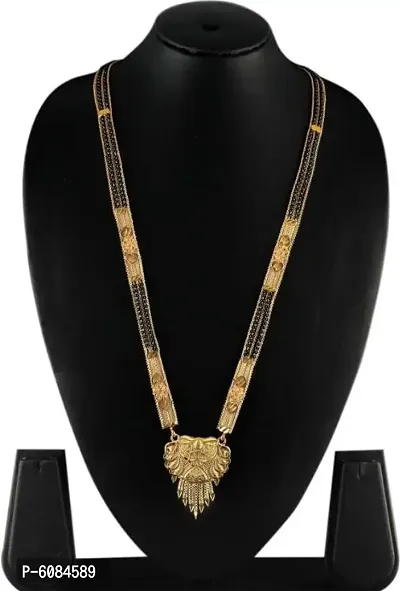 Traditional Glorious Hand Meena Mangalsutra Mangalsutr for Women-thumb2