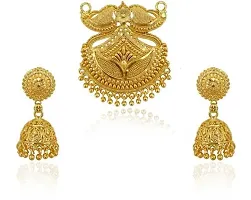 Golden Alloy Jewellery Sets For Women-thumb1
