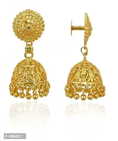 Golden Alloy Jewellery Sets For Women-thumb5
