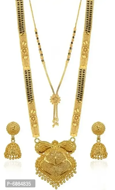 Brass Gold-plated Jewel Set  (Gold)-thumb0