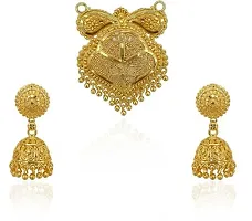 Brass Gold-plated Jewel Set  (Gold)-thumb1