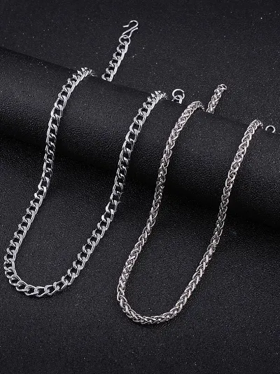 Alluring Brass Chain For Men Pack Of 3