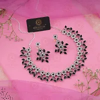 Beautiful Black Necklace Se For Womens-thumb3