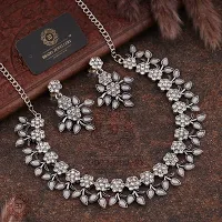 Crystal Necklace Jewellery Set with Earrings for Womens-thumb2