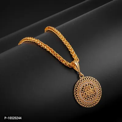 Boys Gold-plated Pendant With Chain