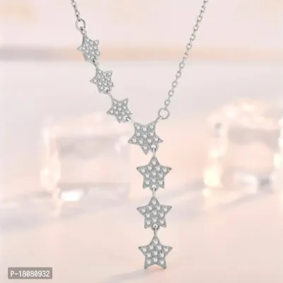 Stylish And Trendy Silver plated Pendant Chain For Womens-thumb2