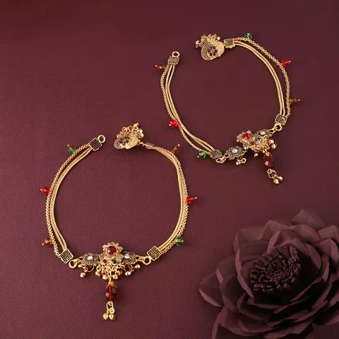 Attractive And Unique Plated Anklet For Womens