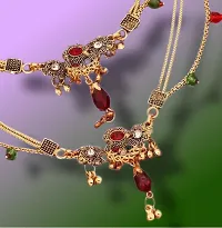 Attractive And Unique Gold Plated Anklet For Womens-thumb3